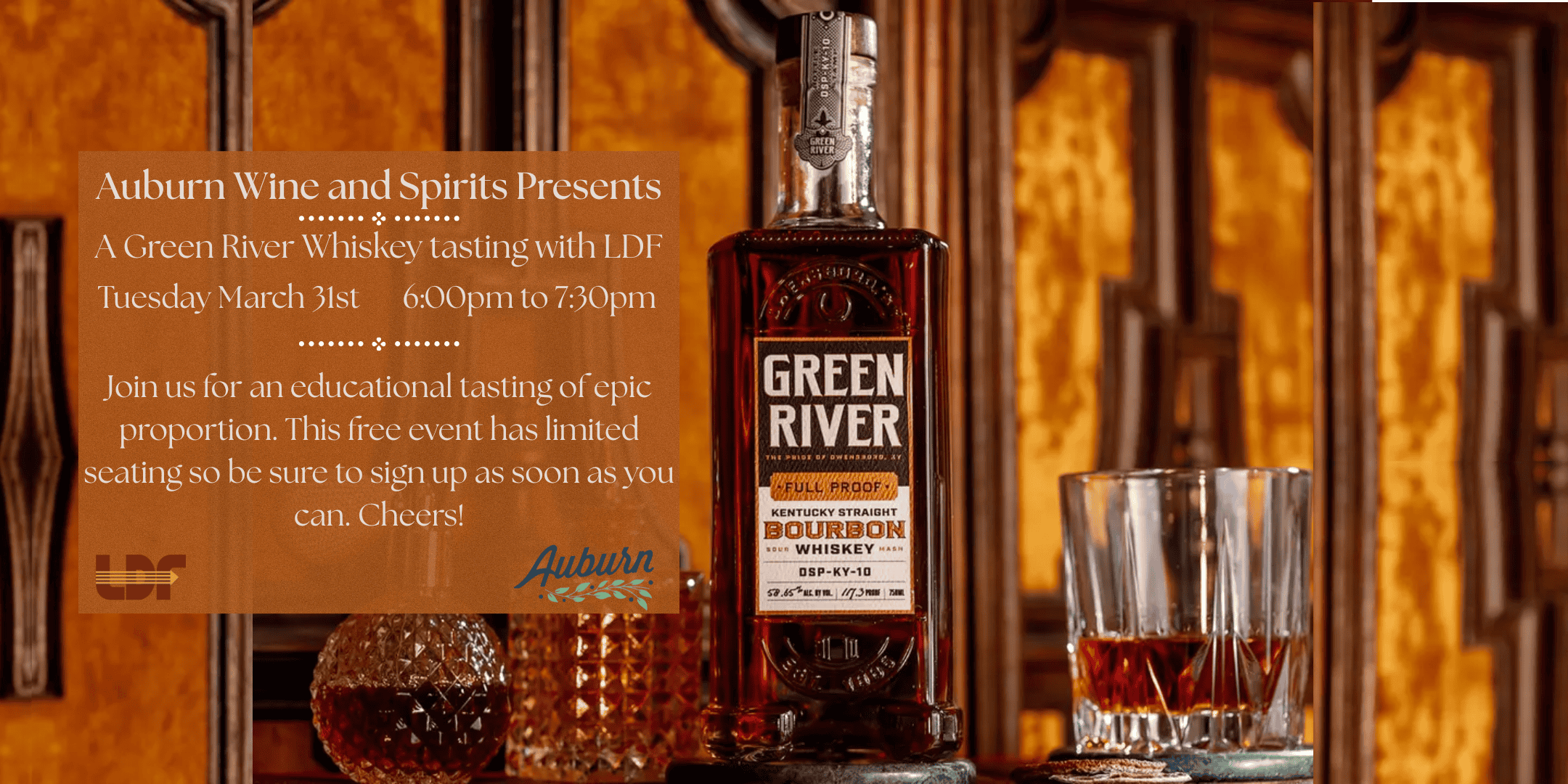 Auburn Wine and Spirits Presents